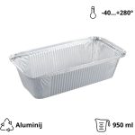 Alu posuda 950 ml 225x113x58 mm 100 kom