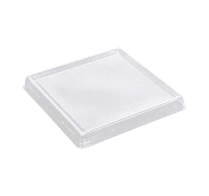 Poklopac za posudu One Click 130x130mm, proziran, raven 50 kom