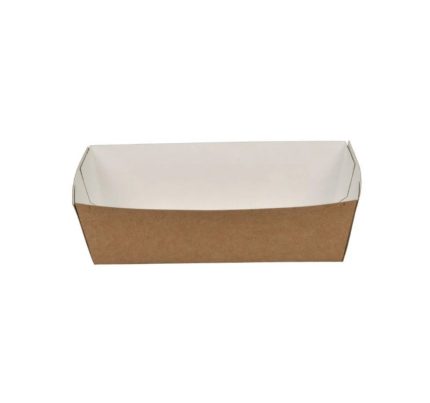 Papirnata plitica 157x82x43 mm (gornje dimenzije) kraft 90 kos