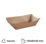 Papirnata plitica L 200x96x50 mm (gornje dimenzije) kraft 250 kos
