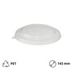 Poklopac PET za posudu papirnatu 550 ml d=143 mm 50 kom