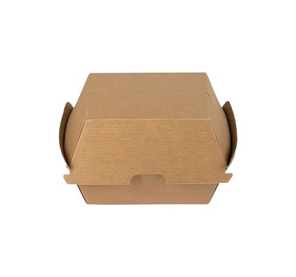 Kutija za hamburger 102x105x80 mm kraft 50 kom