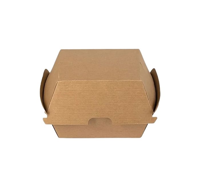 Kutija za hamburger 102x105x80 mm kraft 50 kom