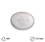 Pokrov PET d=117 mm (za posodico 250,350,500,700-750 ml)  50 kom