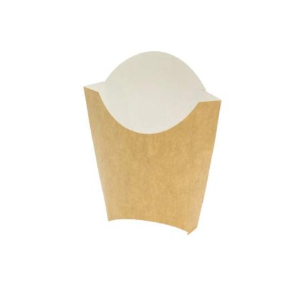 Kutija za pomfrit Fry Pack 130x93x38 mm, kraft (L) 50 kom