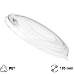 Poklopac PET za posudu 1300 ml d=185 mm 50 kom