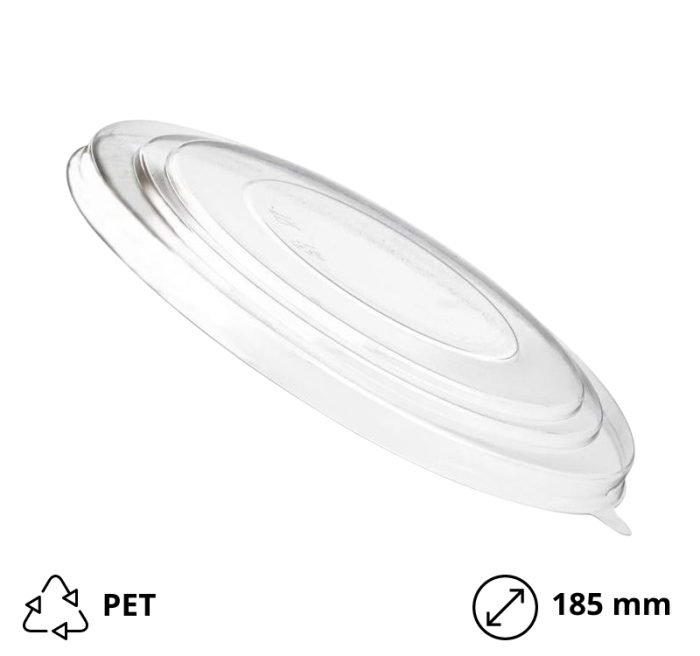 Poklopac PET za posudu 1300 ml d=185 mm 50 kom