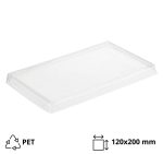 Poklopac za posudu OneClick 800 ml 120x200mm, prozoren,raven 50 kom