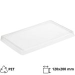Poklopac za posudu OneClick 800 ml 120x200mm, prozoren,raven  50 kom