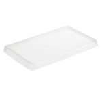 Poklopac za posudu OneClick 800 ml 120x200mm, prozoren,raven 50 kom