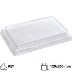 Poklopac za posudu OneClick 800 ml 120x200mm, prozoren, h=20 mm 50 kom