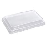 Poklopac za posudu OneClick 800 ml 120x200mm, prozoren, h=20 mm 50 kom