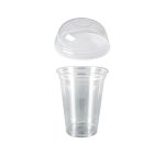 Čaša rPET 400 (380) ml d=95 mm h=120 mm za poklopcem, 100 kom (komplet)