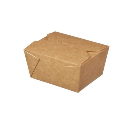Papirnata posuda Fold Box 600 ml 110x90x65 mm, kraft 25 kom