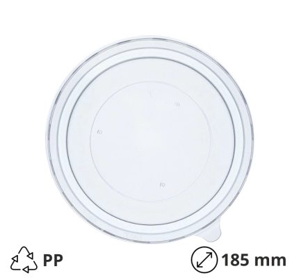 Poklopac PP za posudu papirnatu 1300 ml d=185 mm 50 kom