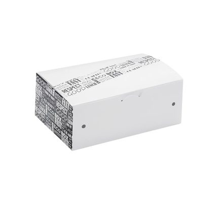 Papirnata posuda 114x73x45 mm, Black&White 50 kom