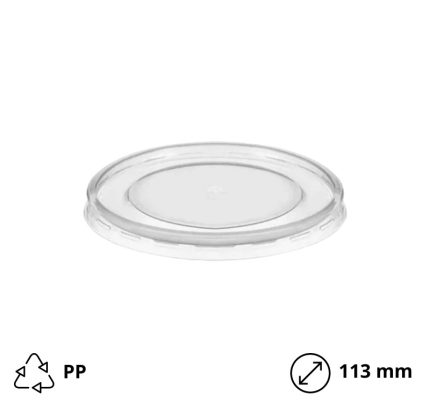 Poklopac PP za posudu 350 ml d=113 mm 50 kom