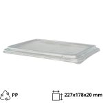 Pokrov za posodico PP 227x178 mm prozoren 50 kom