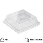 Poklopac za posudu OneClick 165x165mm, proziran, h=40 mm 50 kom