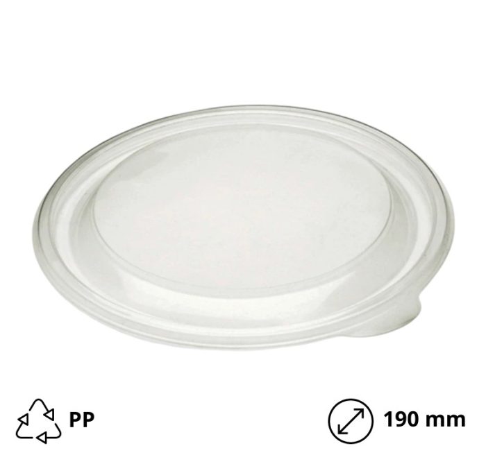 Poklopac PP Sabert d=190mm proziran 50 kom
