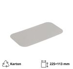 Poklopac za alu posudu 950 ml 225×113 mm 100 kom
