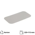 Poklopac za alu posudu 950 ml 225x113 mm 100 kom