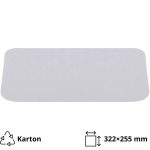 Poklopac za alu posudu 3180 ml 322x255 mm  50 kom