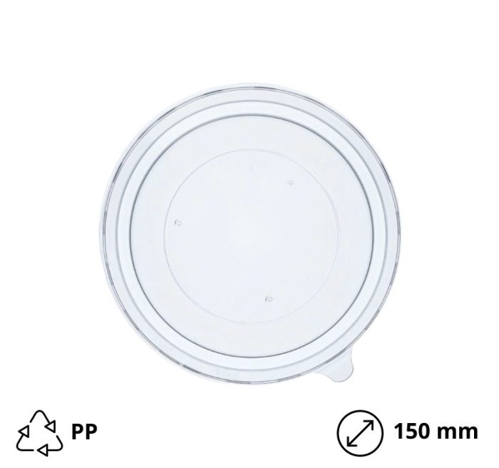 Poklopac rPET za posudu 750 ml d=150 mm 50 kom