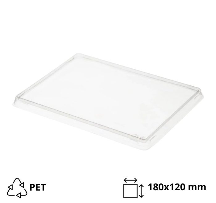 Poklopac za papirnatu posudu 1200 ml 180×120 mm proziran 50 kom