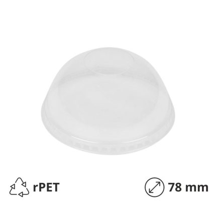 Poklopac kupola bez rupa rPET d=78 mm  50 kom