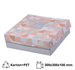 Kutija s poklopcem za desert 30x30x10 cm SWEET&FRESH [7 kom/pak]