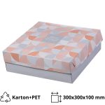 Kutija s poklopcem za desert 30x30x10 cm SWEET&FRESH [7 kom/pak]