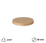 Poklopac papirnati d=90 mm kraft 50 kom