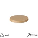 Poklopac papirnati d=90 mm kraft 50 kom