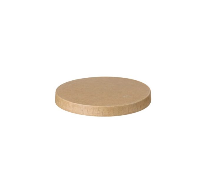 Poklopac papirnati d=90 mm kraft 50 kom