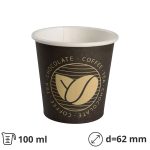 Čaša papirnata 100 (120) ml d=62 mm 1-slojna Coffee SUP, 50 kom