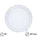 Poklopac PP za posudu papirnatu 1300 ml d=187 mm 50 kom