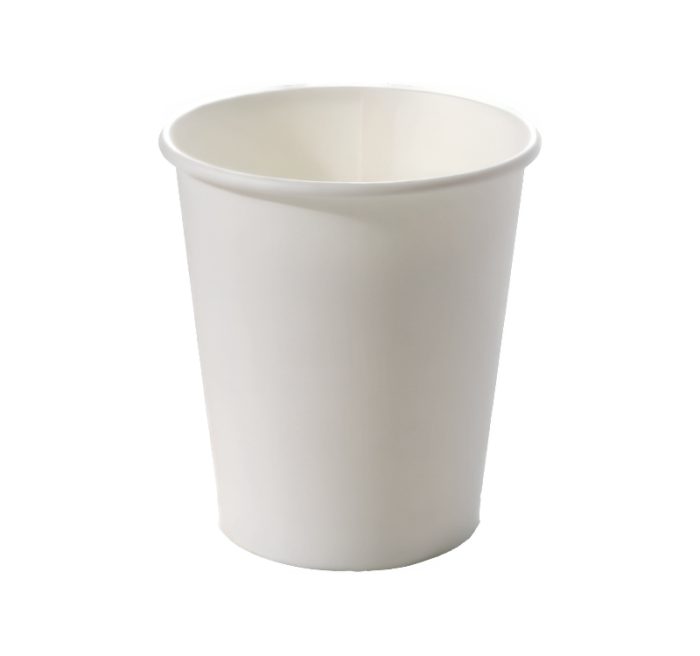 Čaša papirnata 200 (240) ml d=80 mm 1-slojna bijela SUP, 50 kom
