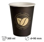 Čaša papirnata 300 (340) ml d=90 mm 1-slojna Coffee SUP, 50 kom