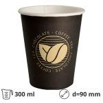 Čaša papirnata 300 (340) ml d=90 mm 1-slojna Coffee SUP, 50 kom