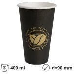 Čaša papirnata 400 (480) ml d=90 mm 1-slojna Coffee SUP, 50 kom