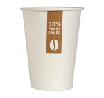 Čaša papirnata 360 ml d=90 mm 1-slojna, bijela Less is MORE SUP, 50 kom