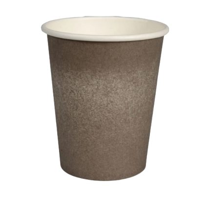 Čaša papirnata 300 (340) ml d=90 mm 1-slojna siva SUP, 50 kom