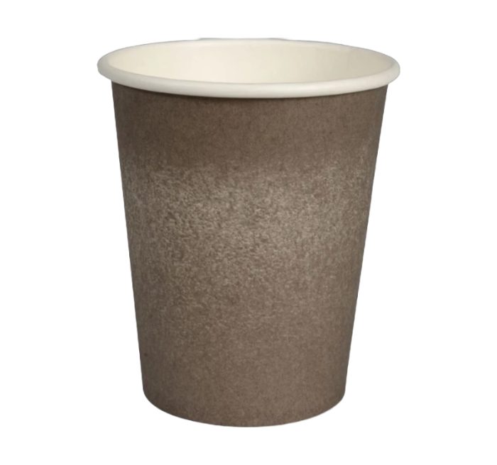 Čaša papirnata 300 (340) ml d=90 mm 1-slojna siva SUP, 50 kom