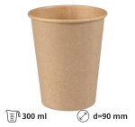 Čaša papirnata 300 (360) ml d=90 mm 1-slojna, kraft SUP, 50 kom