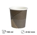 Čaša papirnata 100 (120) ml d=62 mm 1-slojna s dizajnom SUP, 50 kom