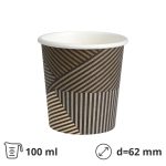 Čaša papirnata 100 (120) ml d=62 mm 1-slojna s dizajnom SUP, 50 kom