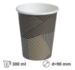 Čaša papirnata 300 (340) ml d=90 mm 1-slojna s dizajnom SUP, 50 kom