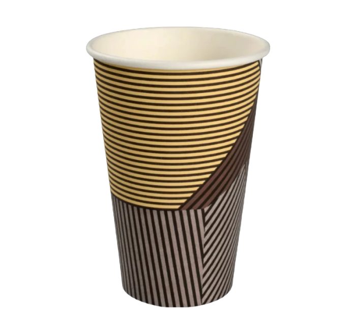 Čaša papirnata 330 ml d=80 mm 1-slojna s dizajnom SUP, 50 kom