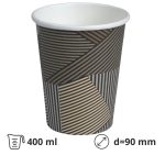 Čaša papirnata 400 (480) ml d=90 mm 1-slojna s dizajnom SUP, 50 kom